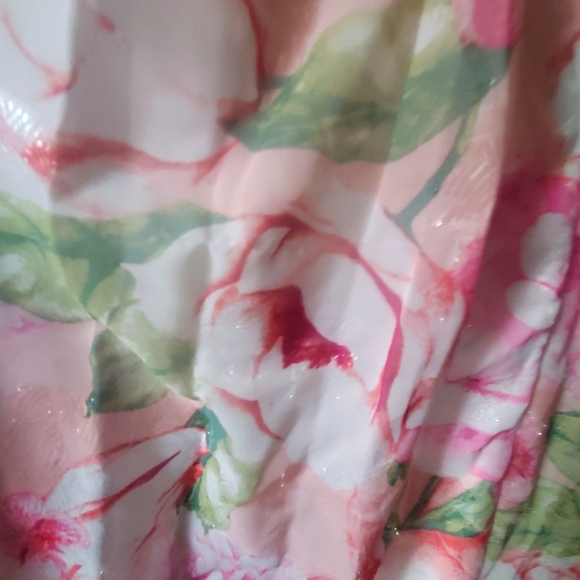 TRIXXI CLOTHING COMPANY SIZE 3 JUNIOR FLORAL FLITTER DRESS - Picture 16 of 16